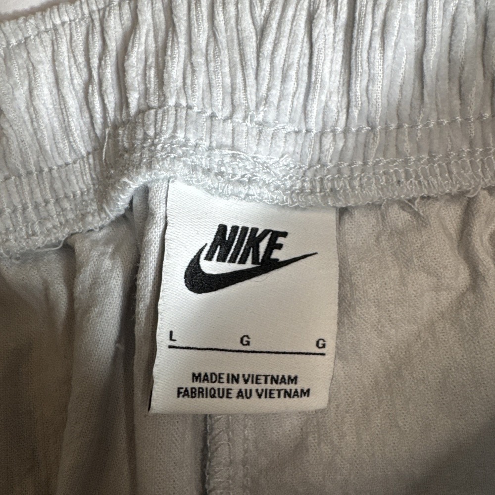 Nike Air Womens Corduroy Joggers Light Grey High Waisted Sweatpants Large‎ L - Picture 6 of 7